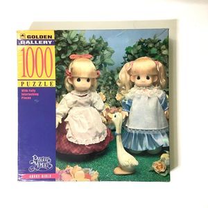 SALE - PRECIOUS MOMENTS Vintage Goose Girls Puzzle
